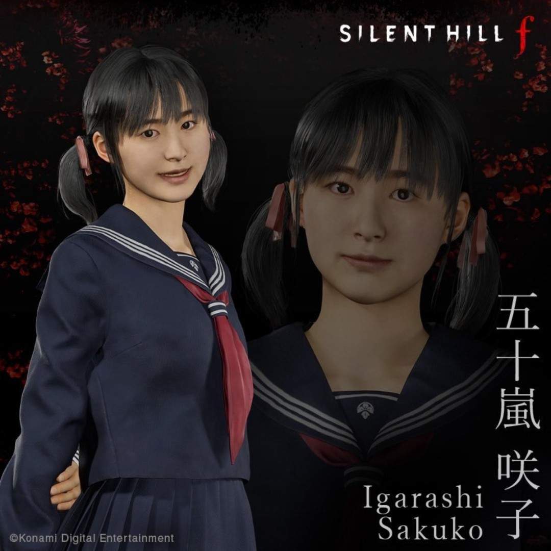 《寂静岭f》角色咲子脸模本人现实中竟也是可爱巫女