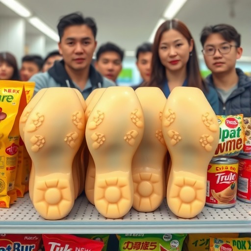 便利店卖“鞋底豆干”引热议 网友：以为是AI
