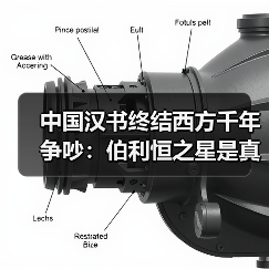 中国汉书终结西方千年争吵：伯利恒之星是真实存在
