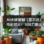 AI大佬饭制《塞尔达》电影短片！300刀拍出3亿特效