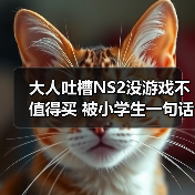 大人吐槽NS2没游戏不值得买 被小学生一句话秒杀（图4）