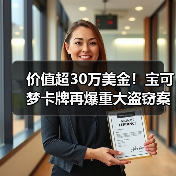 价值超30万美金！宝可梦卡牌再爆重大盗窃案