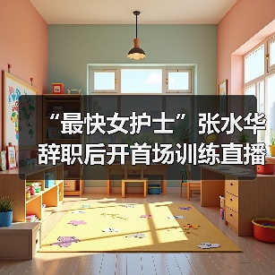 “最快女护士”张水华辞职后开首场训练直播 穿361°出镜（图4）