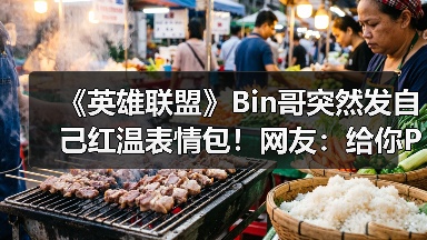 《英雄联盟》Bin哥突然发自己红温表情包！网友：给你P了双眼皮（图3）