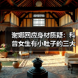 谢娜回应身材质疑:科普女生有小肚子的三大好处(图4) 谢娜回应身材质疑:科普女生有小肚子的三大好处(图4)