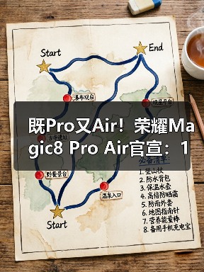 既Pro又Air!荣耀Magic8 Pro Air官宣:1月19日见(图2) 既Pro又Air!荣耀Magic8 Pro Air官宣:1月19日见(图2)