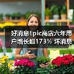 好消息Epic商店六年用户增长超173% 坏消息收入仅增长1.6%