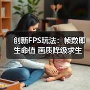 创新FPS玩法：帧数即生命值 画质降级求生