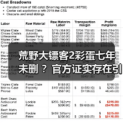 荒野大镖客2彩蛋七年未删 ？官方证实存在引热议（图4）