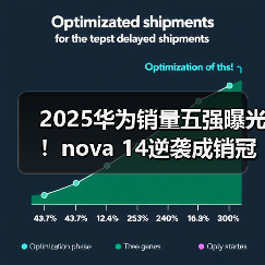 2025华为销量五强曝光！nova 14逆袭成销冠（图4）