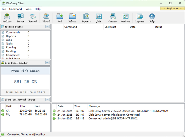 Disk Savvy Server