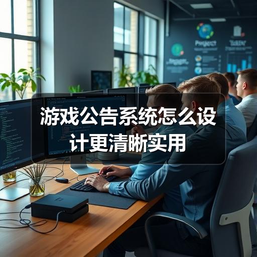 游戏公告系统怎么设计更清晰实用