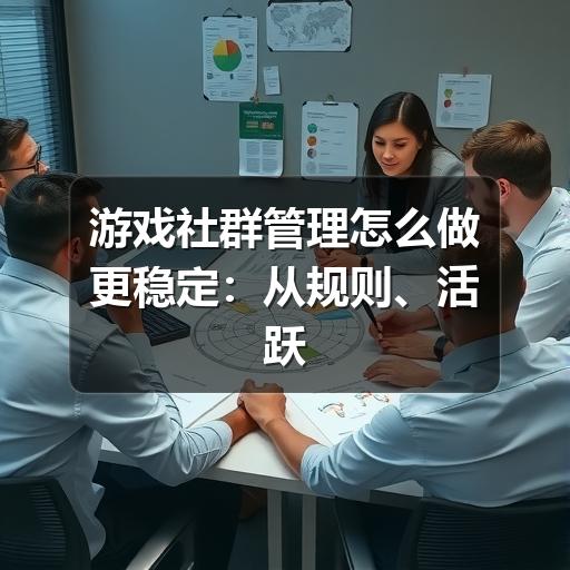 游戏社群管理怎么做更稳定：从规则、活跃到风险处理