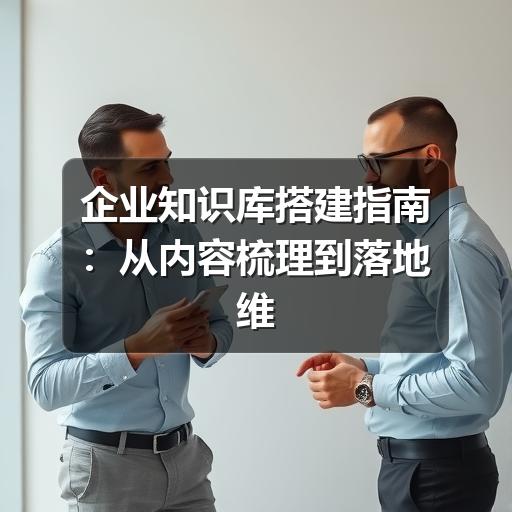企业知识库搭建指南：从内容梳理到落地维护