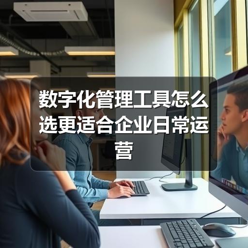 数字化管理工具怎么选更适合企业日常运营