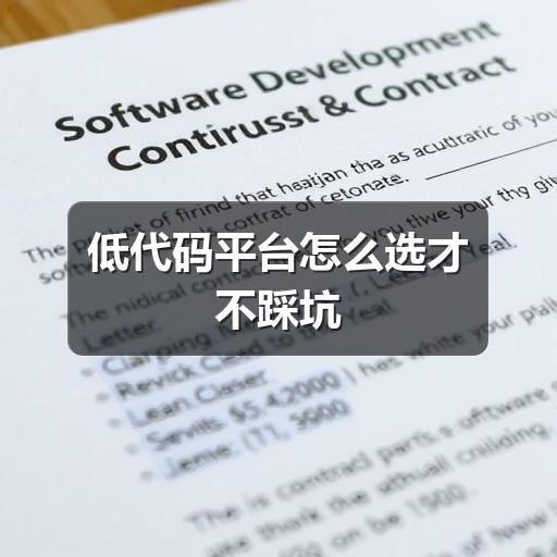 低代码平台怎么选才不踩坑