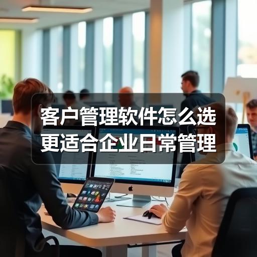 客户管理软件怎么选更适合企业日常管理